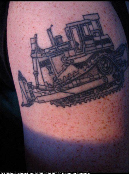 skid steer tattoo|equipment tattoo designs.